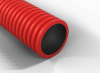 QRK160-6 CZERWONY RURA OSŁONOWA KARBOWANA DWUWARSTWOWA ZIEMNA HDPE FI160/138 450N/5CM (6 MB)